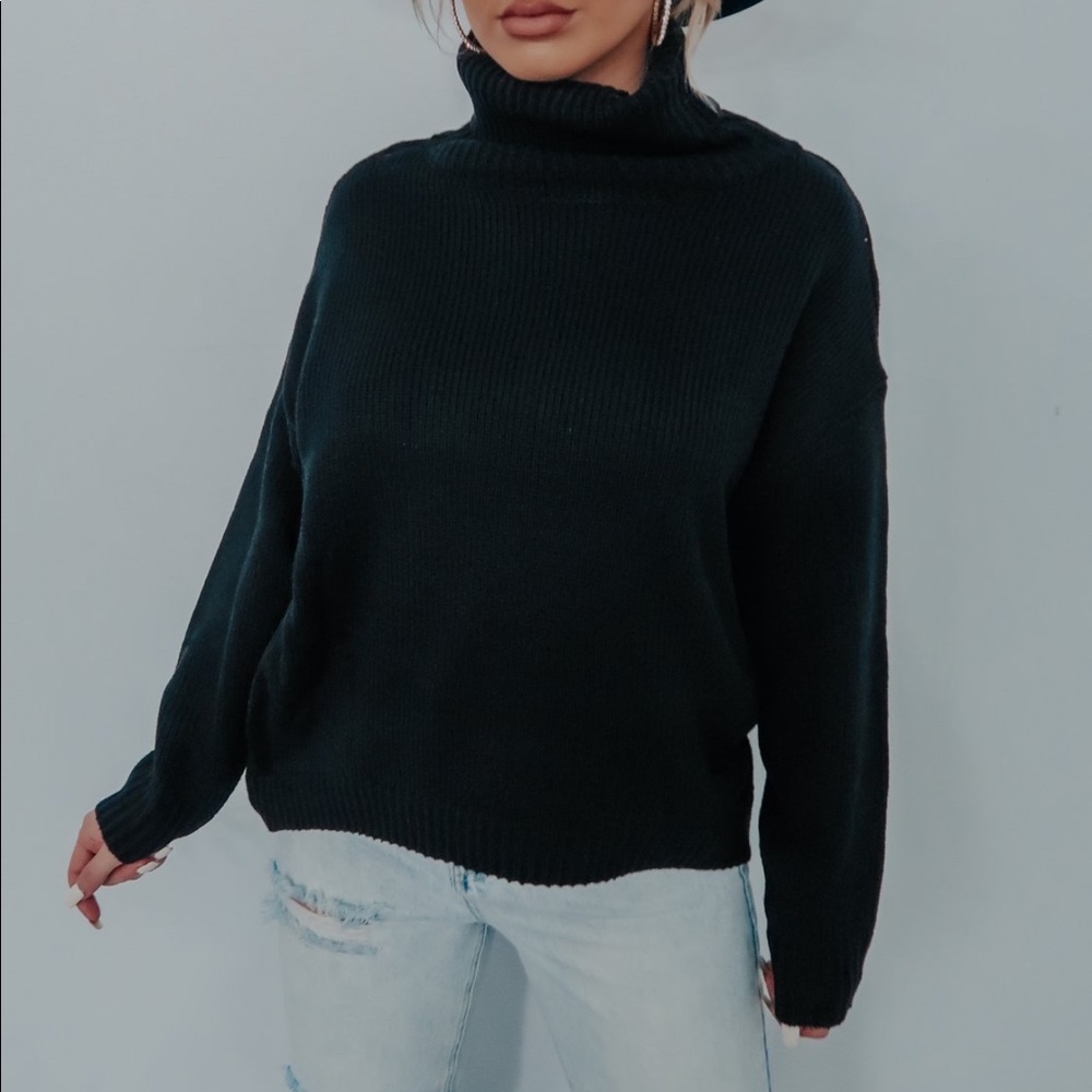 NWT black sweater